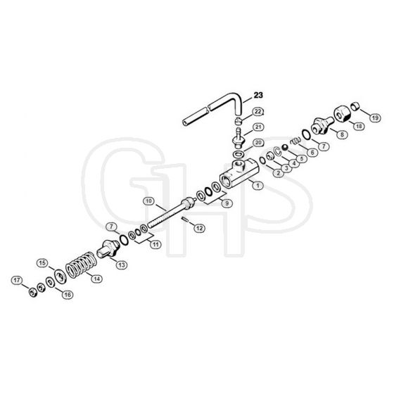 Genuine Stihl RE640 W / K - Safety valve  X 22 947 954 (36.95)