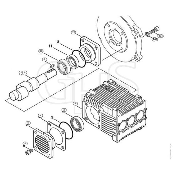 Genuine Stihl RE661 / B - Pump, cam