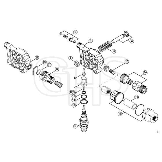 Genuine Stihl RE700 K / C - Pump housing