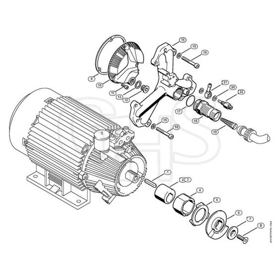 Genuine Stihl RE840 W / F - Pump  X 22 947 954 (36.95)