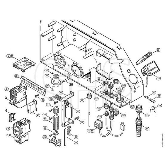 Genuine Stihl RE840 W / T - Control box