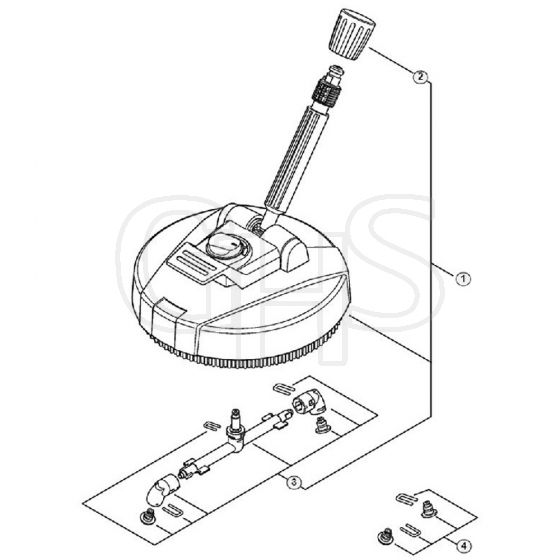 Genuine Stihl RE98 / M - Surface cleaner RA 82  06/2019