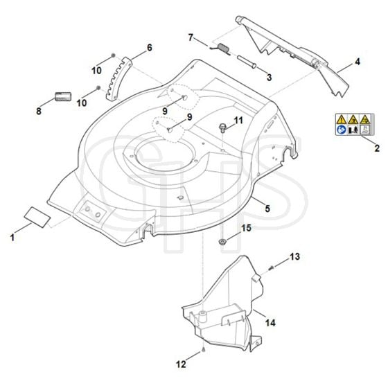 Stihl RM253.1 - Housing - Parts Diagram