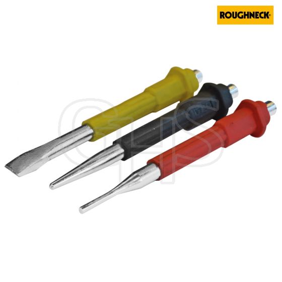 Roughneck Punch & Chisel Set 3 Piece - 31-176