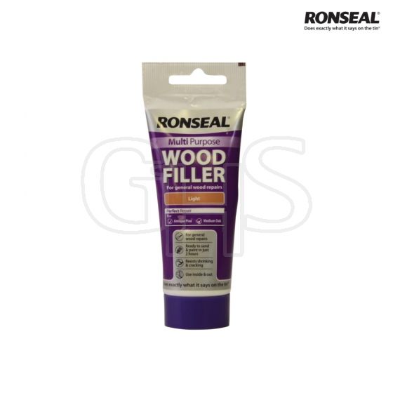 Ronseal Multi Purpose Wood Filler Tube Light 100g - 33636