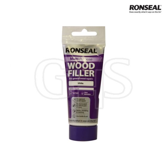 Ronseal Multi Purpose Wood Filler Tube White 100g - 33639