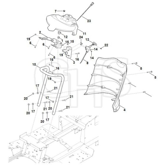 Stihl RT5097.1Z - Dashboard - Parts Diagram