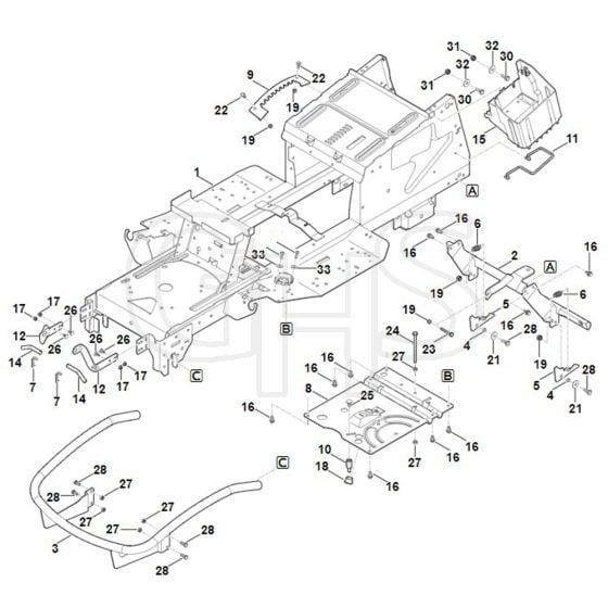 Stihl RT5097.1Z - Frame - Parts Diagram