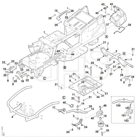 Stihl RT5112.1Z - Frame - Parts Diagram