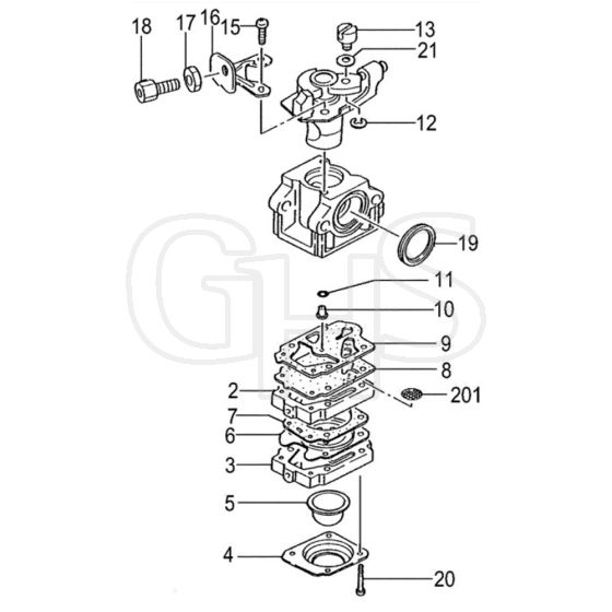 Tanaka SF-PH2501S - Carburettor