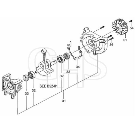 Tanaka SF-PH2501S - Crankcase