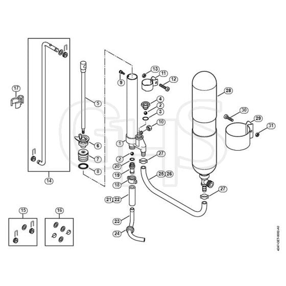 Genuine Stihl SG20 / B - Pump