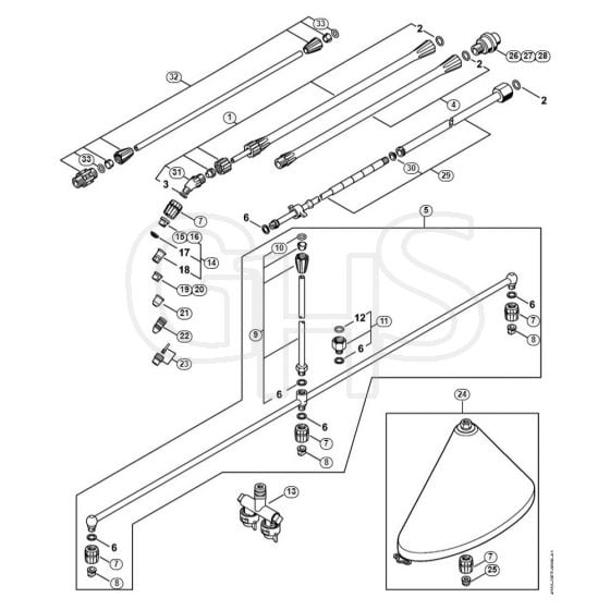 Genuine Stihl SG71 / E - Extras