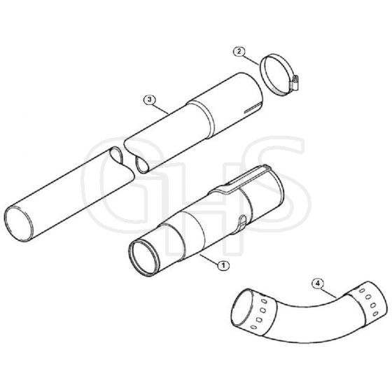 Genuine Stihl SH55 / S - Gutter Cleaning