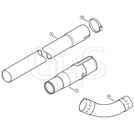 Genuine Stihl SH85 / S - Gutter cleaning