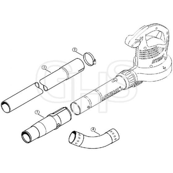 Genuine Stihl SHE81 / D - Gutter cleaning