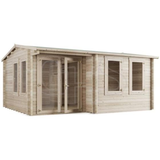 Store More Welbeck Reverse Apex Garden Office - 5.0m x 4.0m