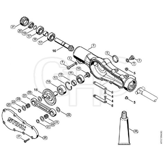 Genuine Stihl SP200 / L - Gear housing