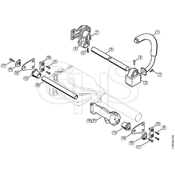 Genuine Stihl SP450 / L - Handle