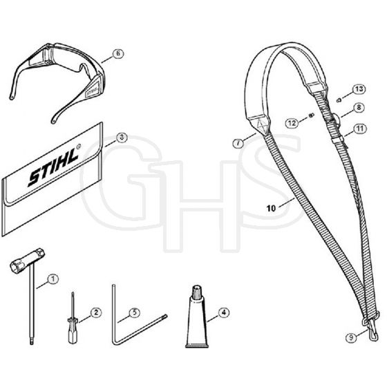 Genuine Stihl SP80 / P - Tools, Extras