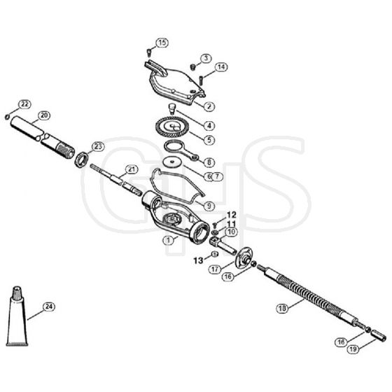 Genuine Stihl SP85 / O - Gear head (43.2000)