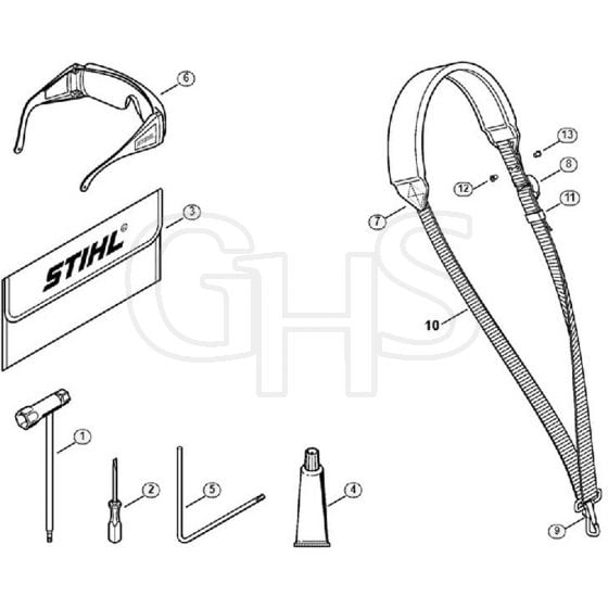 Genuine Stihl SP90 / M - Tools, Extras