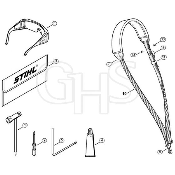 Genuine Stihl SP90 T / M - Tools, Extras