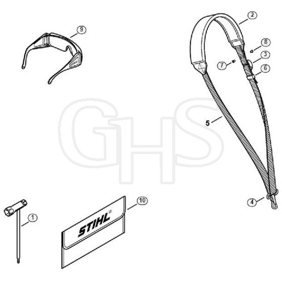 Genuine Stihl SP92 C-E / J - Tools, Extras