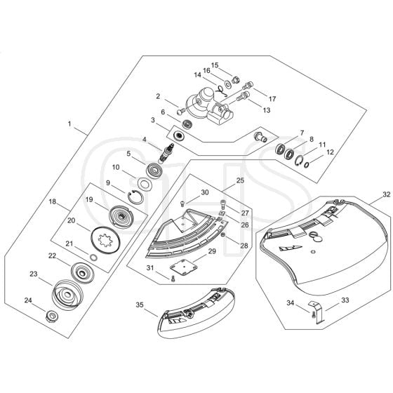 Gear Case, Shield