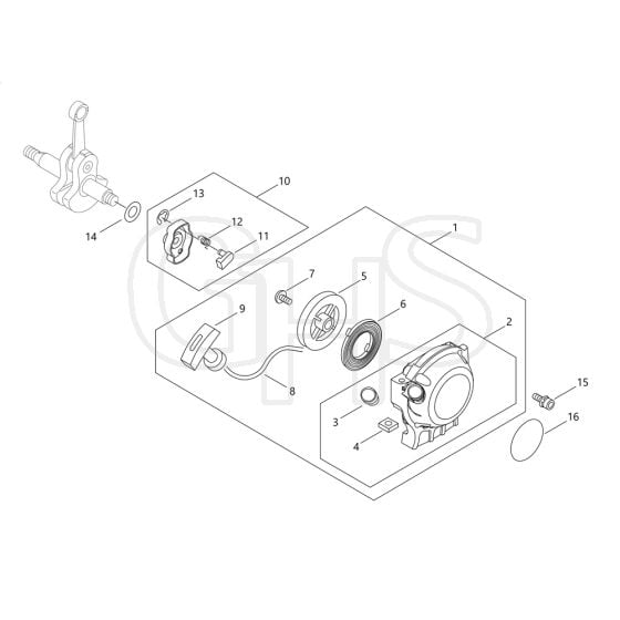 Recoil Starter, Pully