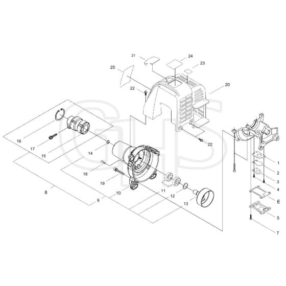 Cylinder Cover, Fan Cover