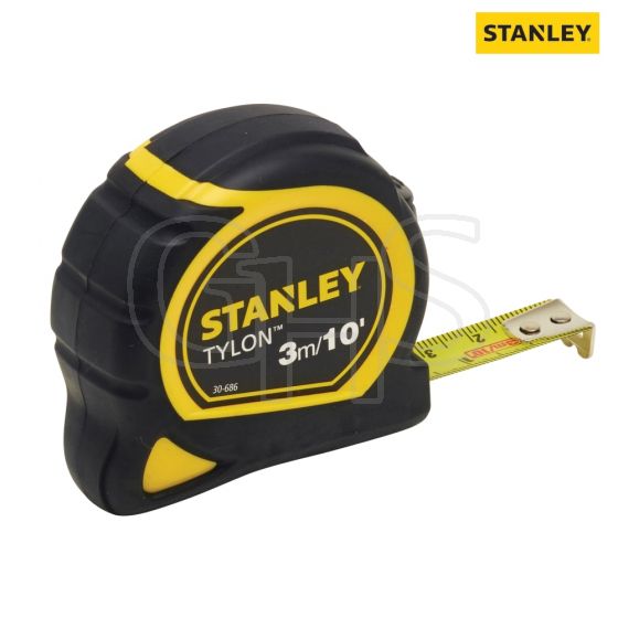 Stanley Pocket Tape 3m/10ft (Width 12.7mm) Carded - 0-30-686