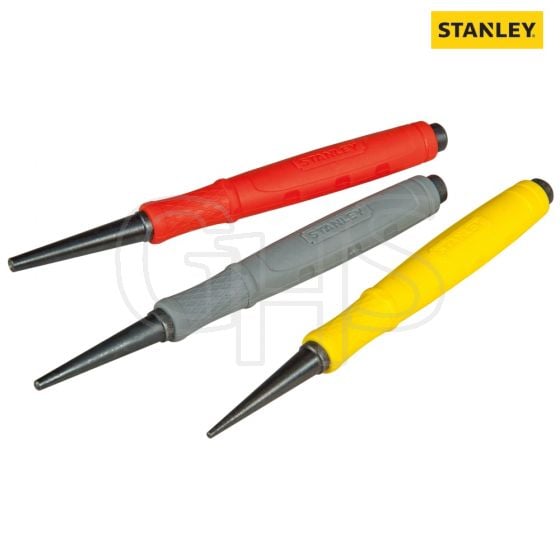 Stanley DynaGrip Nail Punch - Set of 3 - 0.8mm