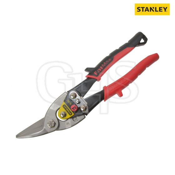 Stanley Red Aviation Snip Left Cut 250mm - 2-14-562