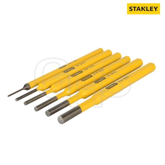 Stanley Pin Punch Kit 6 Piece Set - 4-18-226