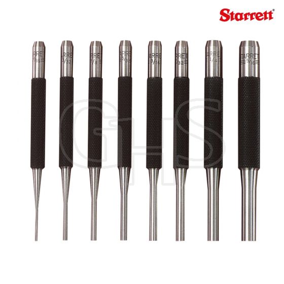 Starrett S565PC Pin Punch Set 8 Piece - DB522