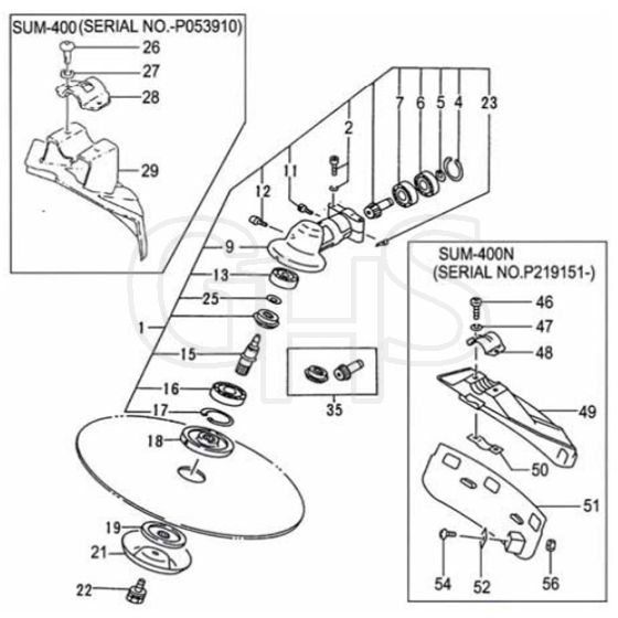 Tanaka SUM-400 - Gear Case Guard