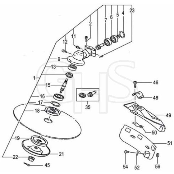 Tanaka SUM-400 - Gear Case Guard