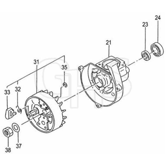 Tanaka TBC-2211D - Crankcase