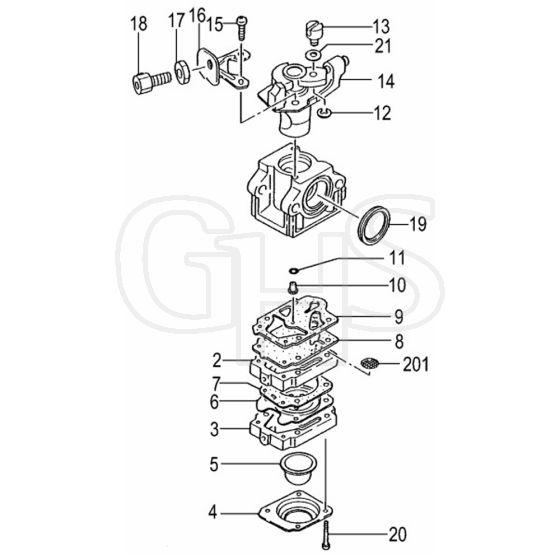 Tanaka TBC-2501D - Carburettor