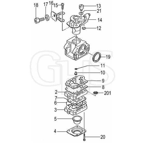 Tanaka TBC-2501DS - Carburettor