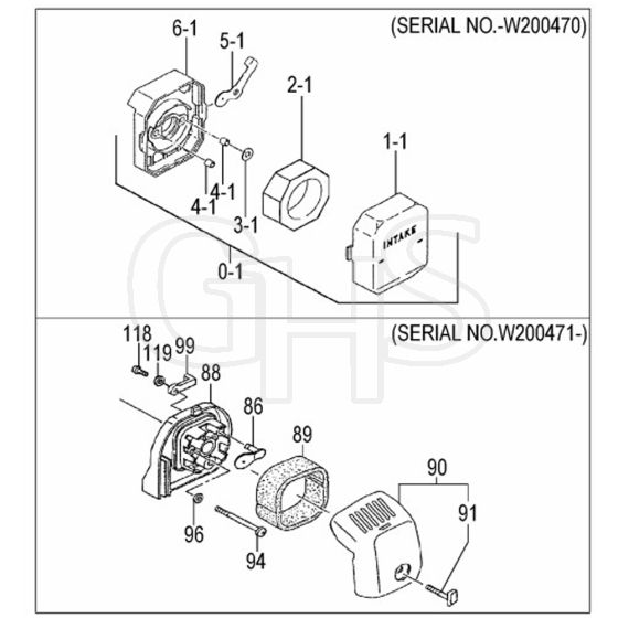 Tanaka TBC-2501S - Air Cleaner