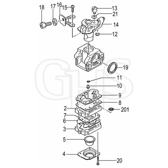 Tanaka TBC-2501S - Carburettor