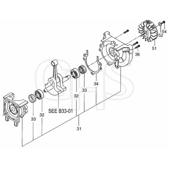 Tanaka TBC-2501S - Crankcase