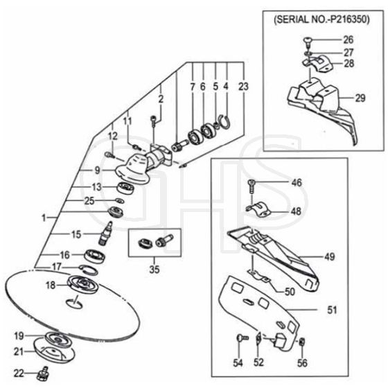 Tanaka TBC-300SDH - Gear Case Guard