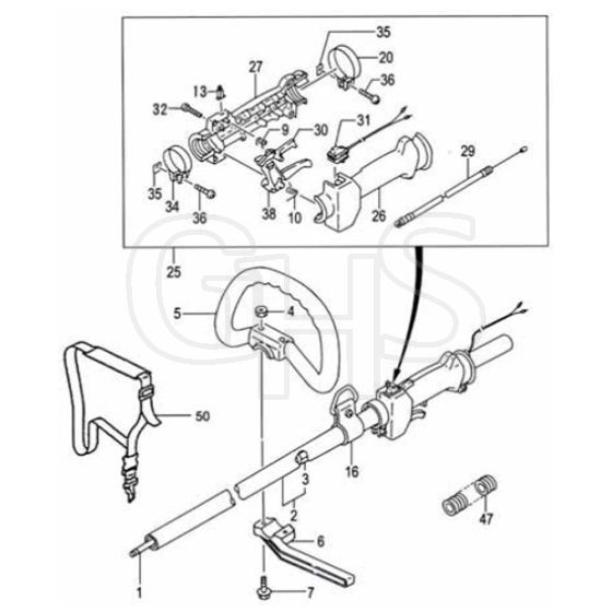 Tanaka TBC-300 - T019289 - Operation Pipe (W Throttle Lockout)