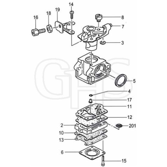 Tanaka TBC-355SDH - P219451 - Carburettor