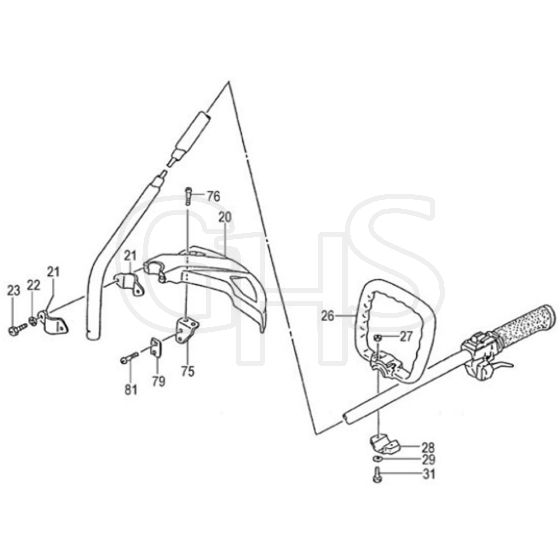 Tanaka TBC-4000 - Handle Guard