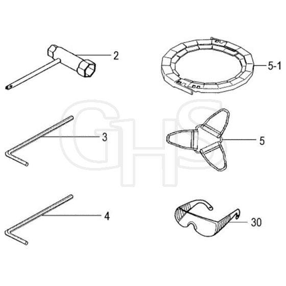 Tanaka TBC-4200DLV - Tools