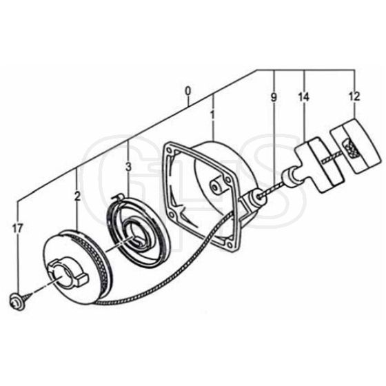 Tanaka TBC-4200DLV - Recoil Starter